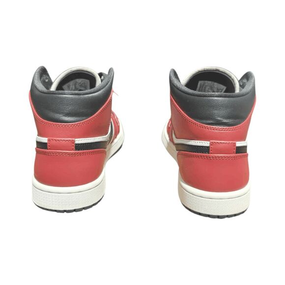 NIKE Air Jordan 1 Mid \'Chicago Toe\' Sneakers Size 8.5 main image 5